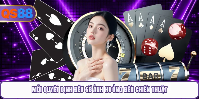 Mỗi quyết định đều sẽ ảnh hưởng đến chiến thuật